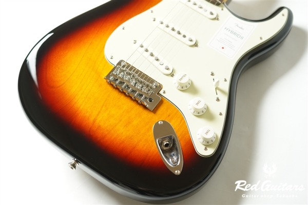  Made in Japan Hybrid II Stratocaster - 3-Color Sunburst